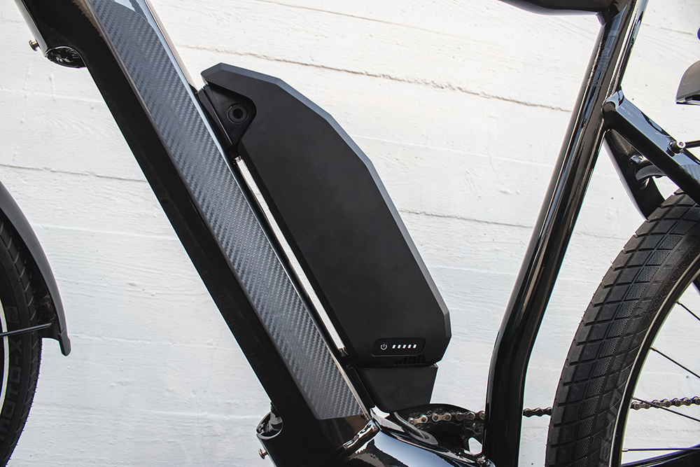 E-Bike Vision Batterie in Fahrradrahmen
