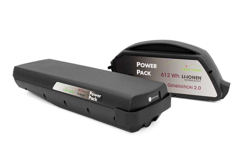 E-Bike Vision Batterij, compatibel met Bosch Classic (+) aandrijfsysteem